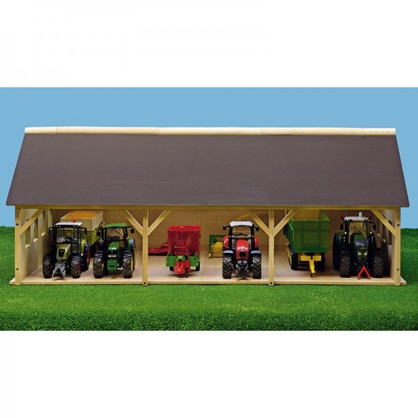Hangar Bois Jouet : Hangar Bois Pour 3 Tracteurs Hangar En Bois Pour Tracteur 1 16 Il Est Hangar Bois Jouet : Hangar Bois Pour 3 Tracteurs Hangar En Bois Pour Tracteur 1 16 Il Est