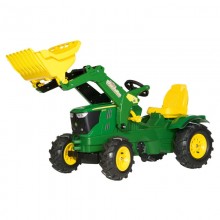 Tracteur RollyFarmtrac John Deere 6210R, RollyTrac chargeur, pneu souples