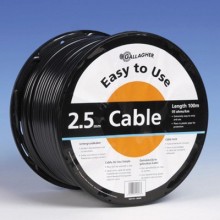 Cable doublement isole 2,5mm souple 400m/rouleau 